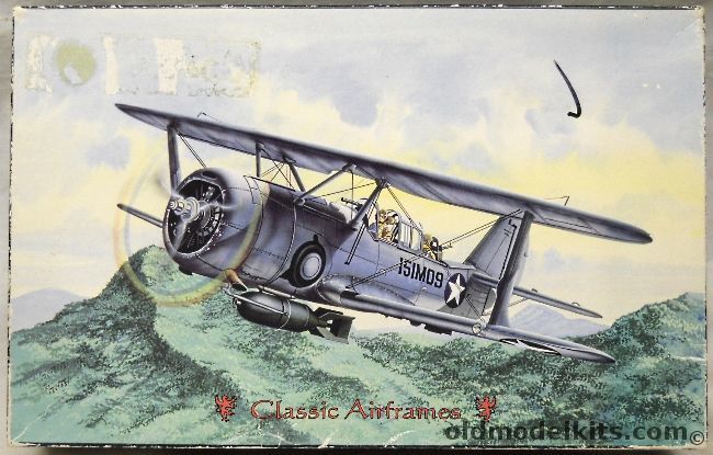 Classic Airframes 1/48 Curtiss SBC-4 Helldiver, 97-411 plastic model kit